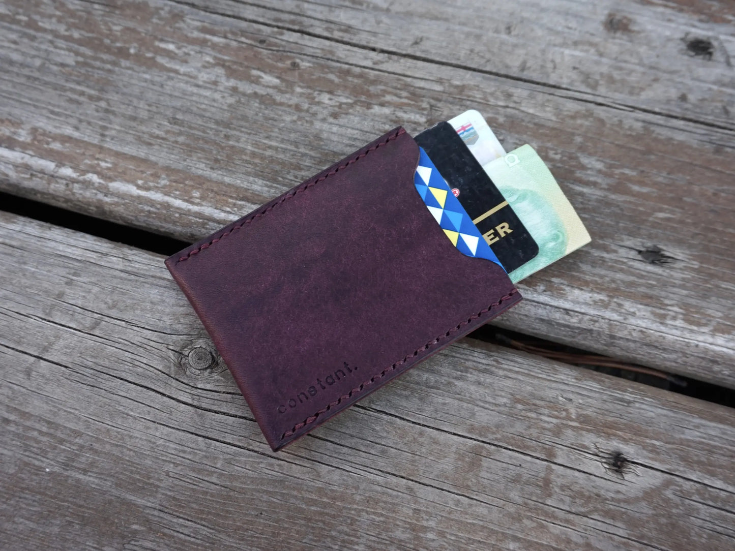 Single Pocket Card Holder