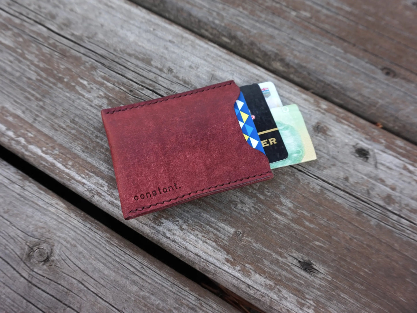 Single Pocket Card Holder