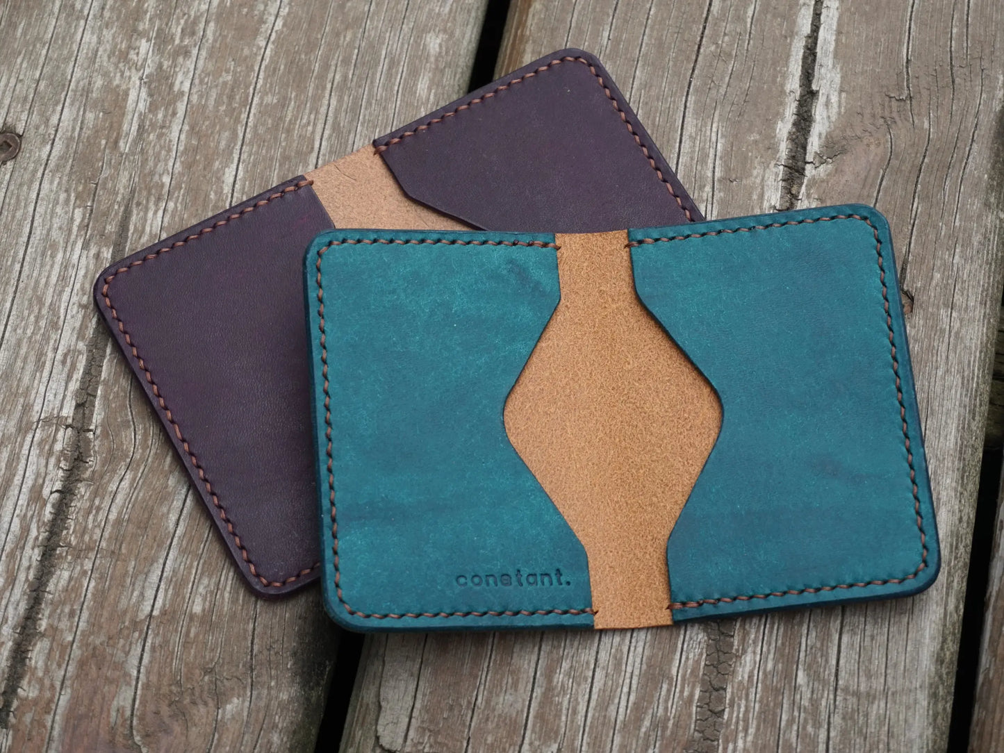 Two Pocket Card Holder