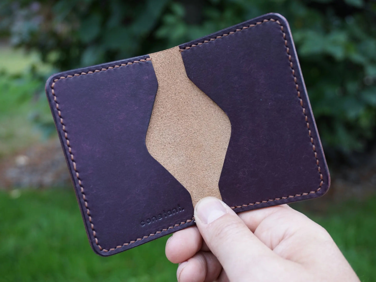 Two Pocket Card Holder