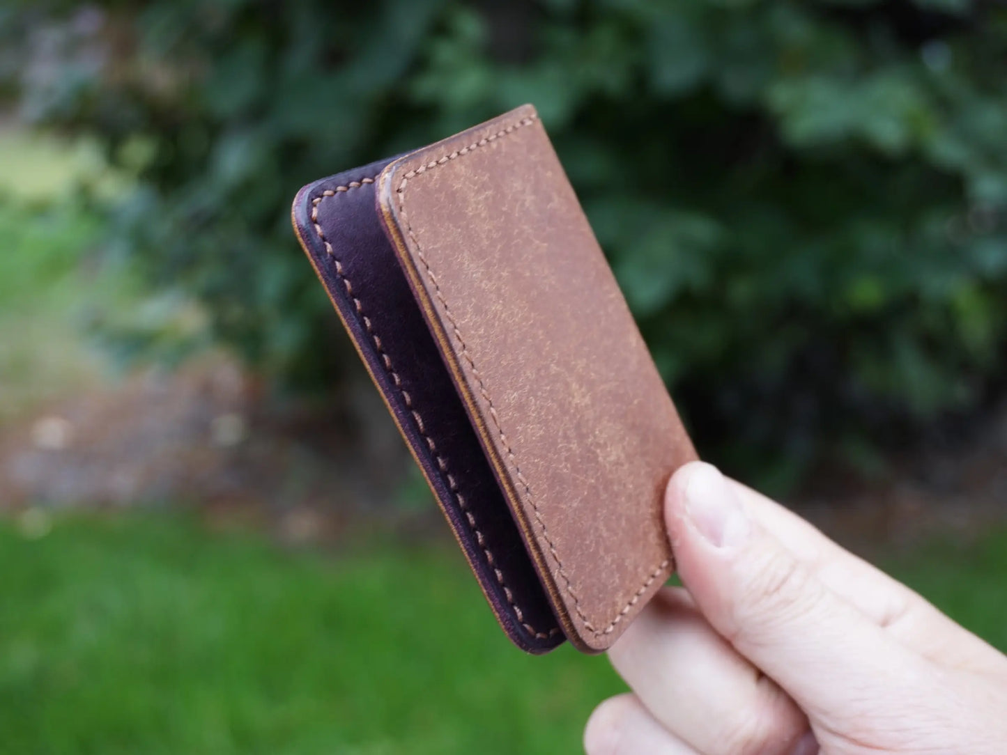 Two Pocket Card Holder