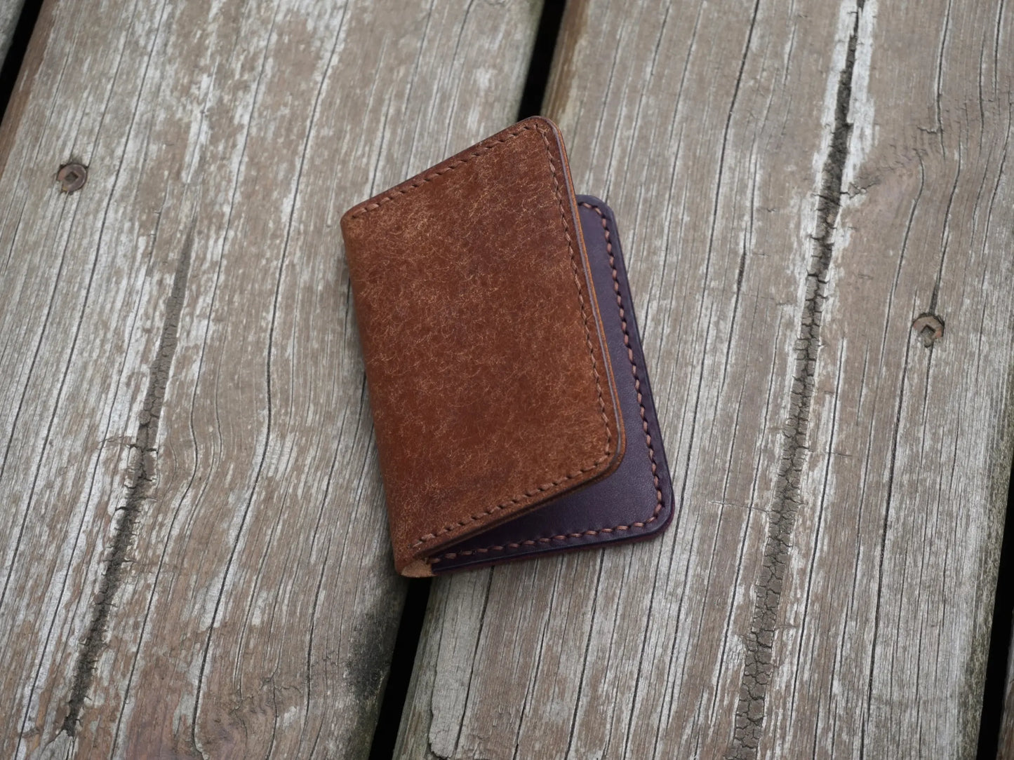 Two Pocket Card Holder