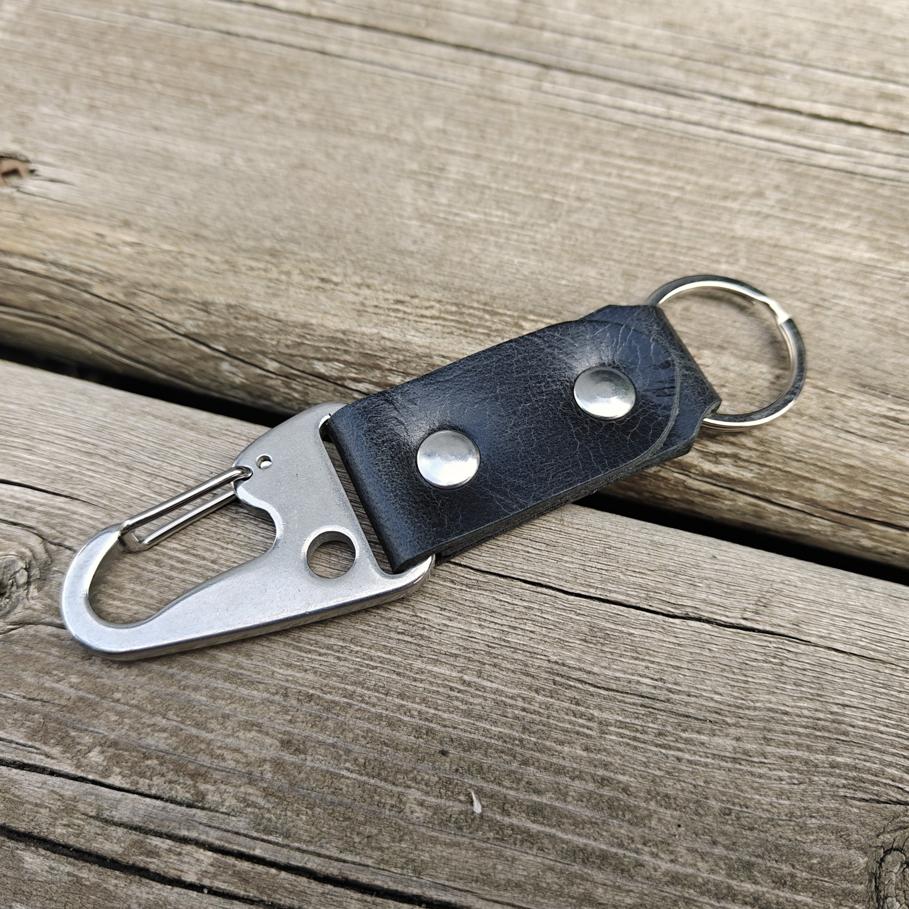 Stainless Steel Lever Snap Key Chain