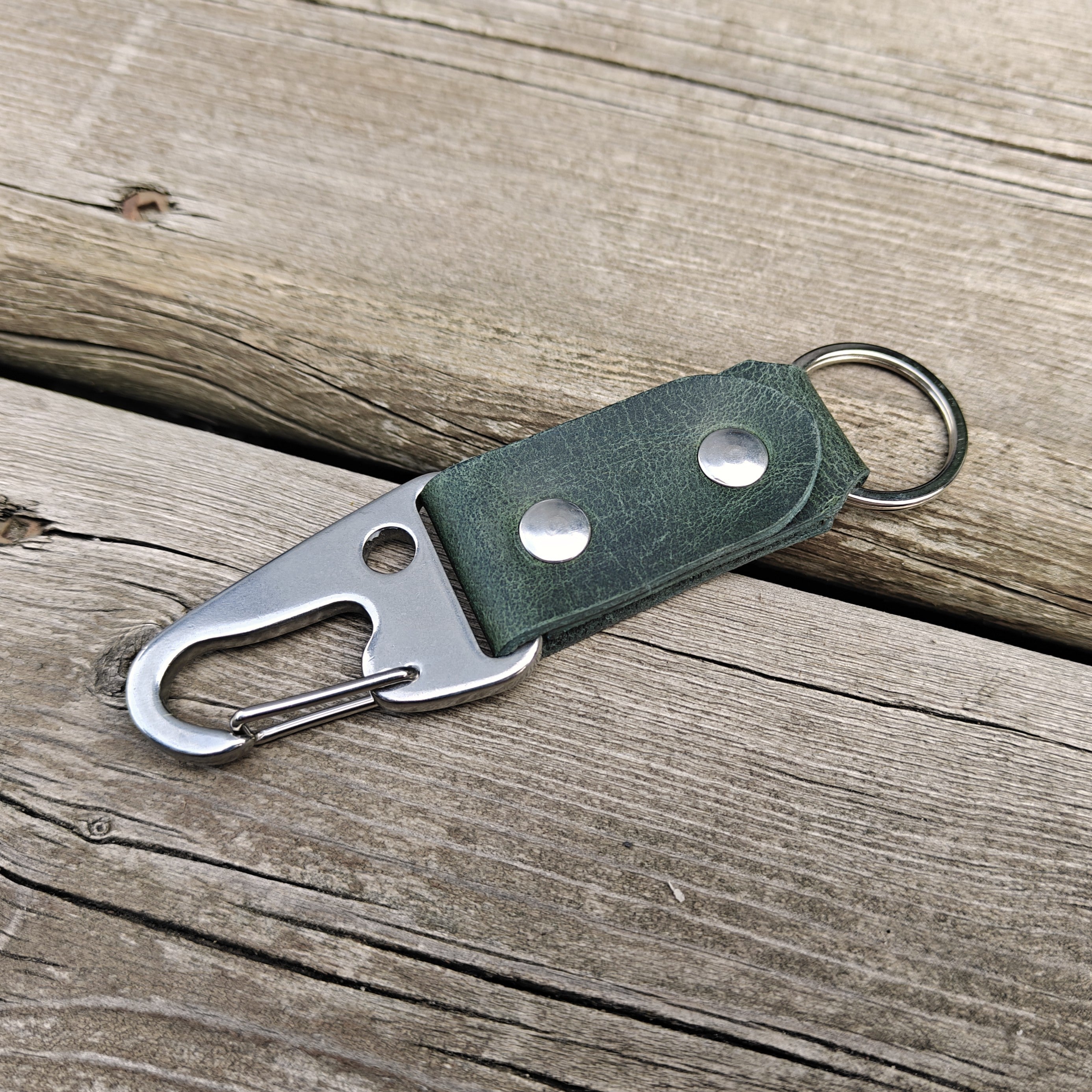 Stainless Steel Lever Snap Key Chain