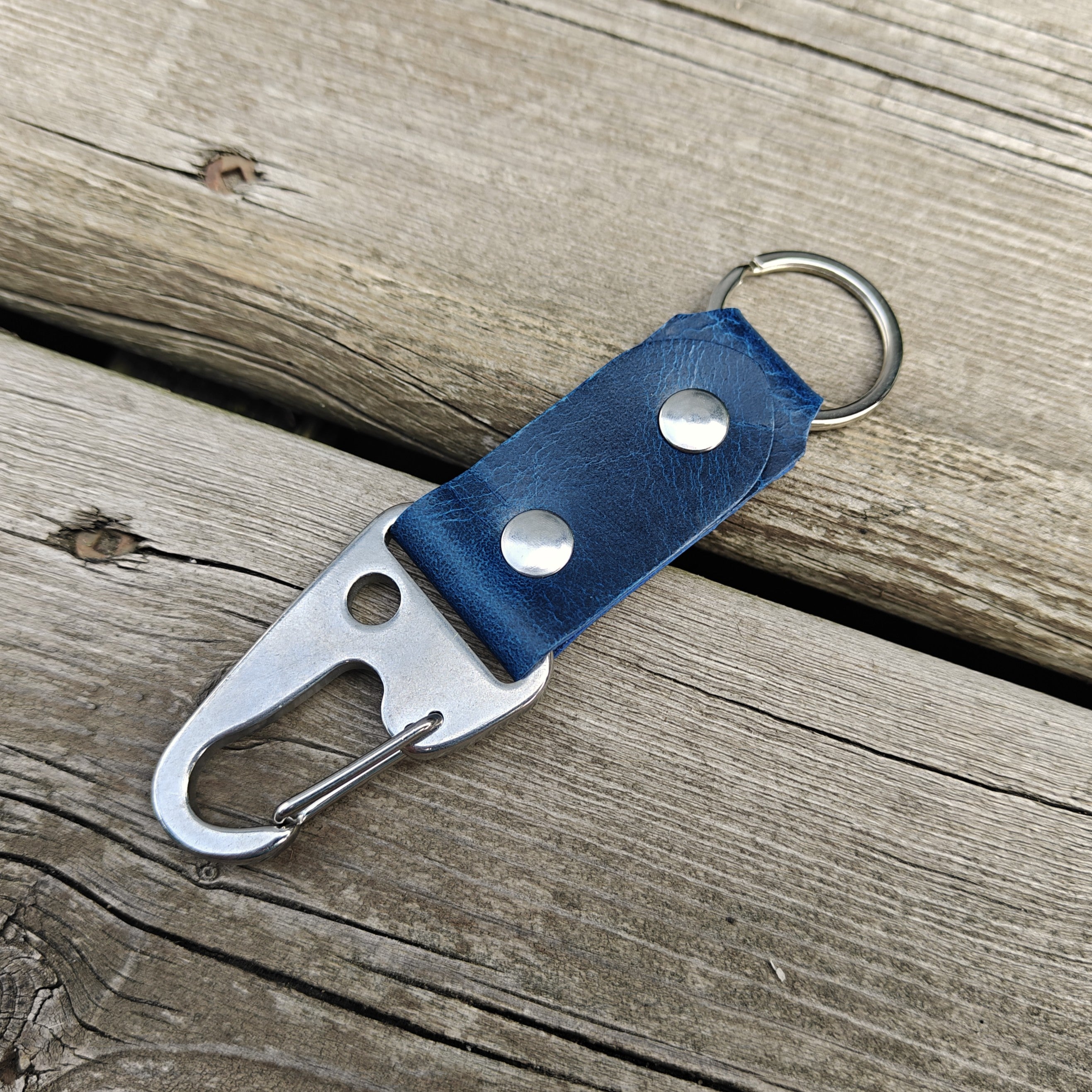 Stainless Steel Lever Snap Key Chain