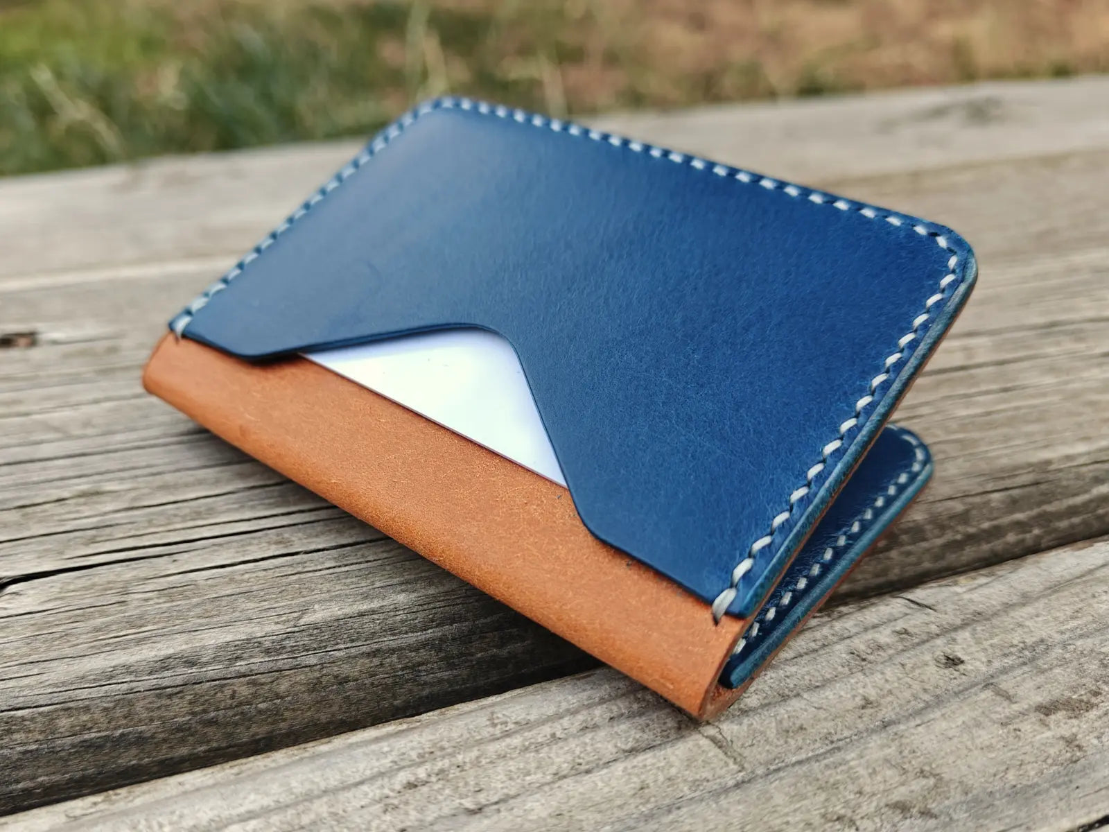 Four Pocket Card Holder - Edmonton Oilers Colours.