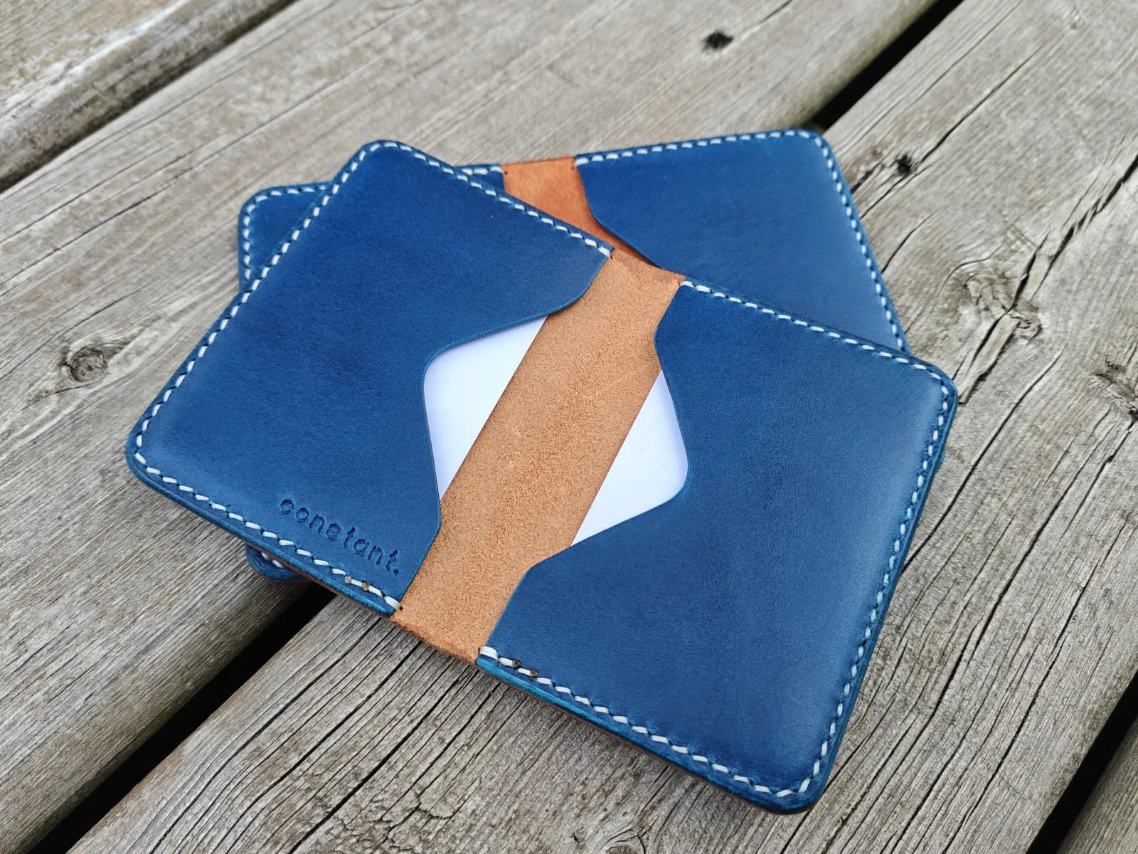 Four Pocket Card Holder - Edmonton Oilers Colours.